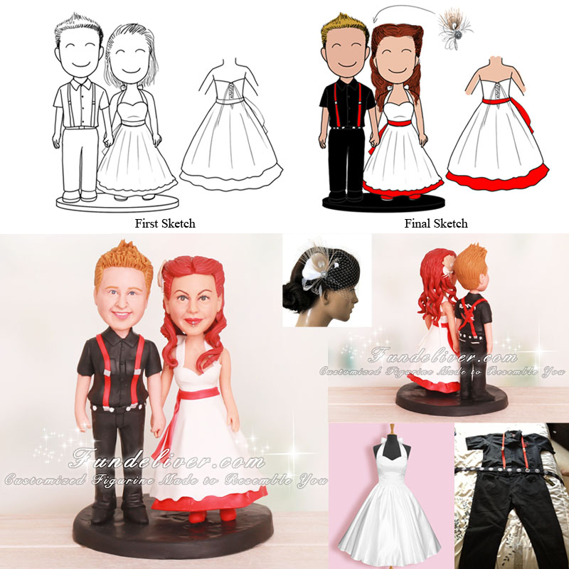 Lesbian Couple Wedding Cake Toppers